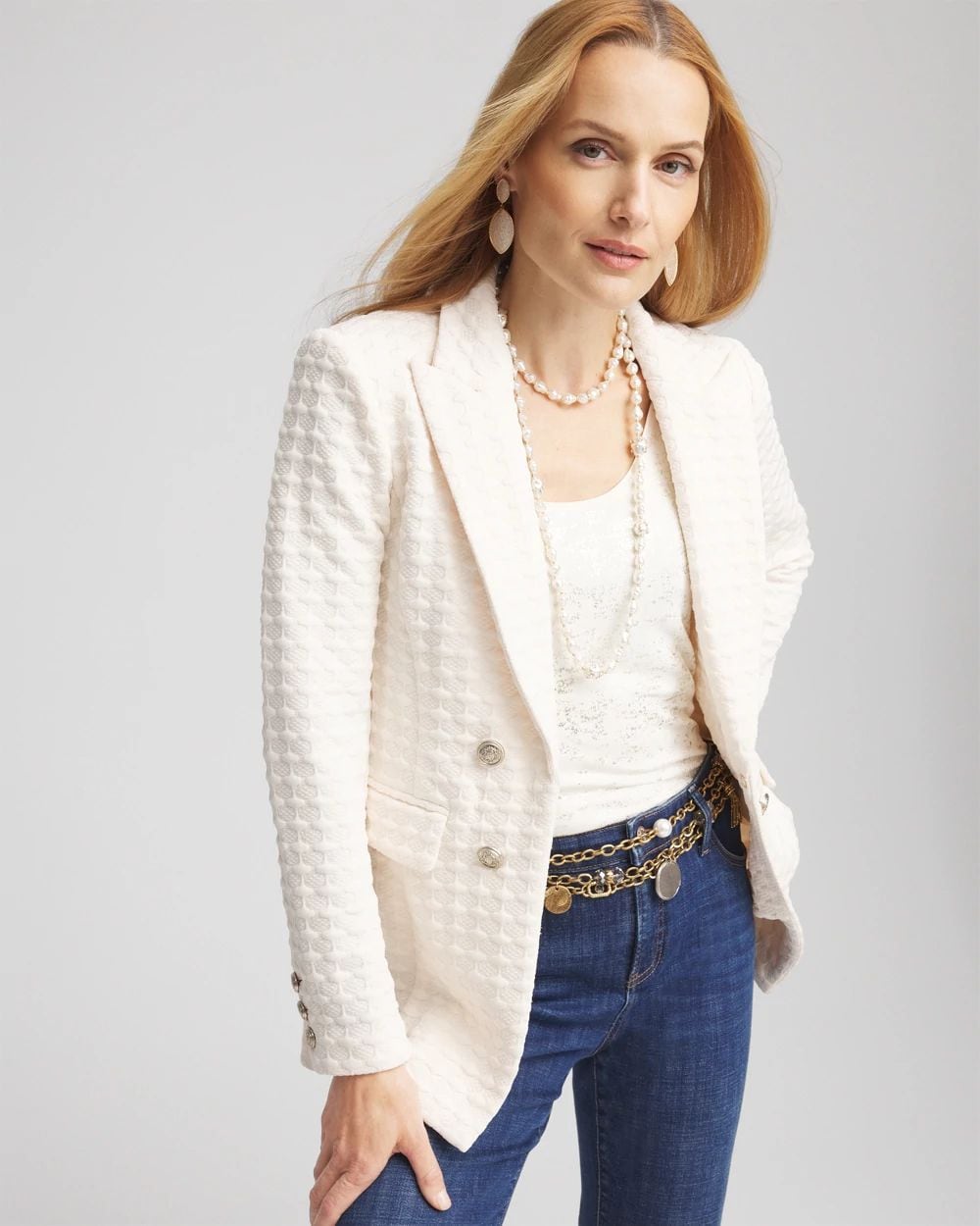 Textured Ponte Blazer | Chico's